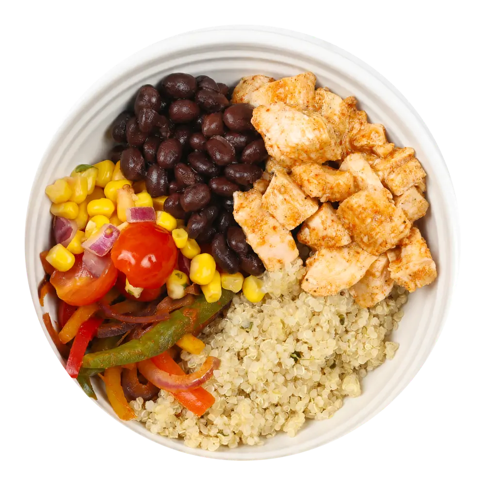 Chicken Fajita Quinoa Bowl