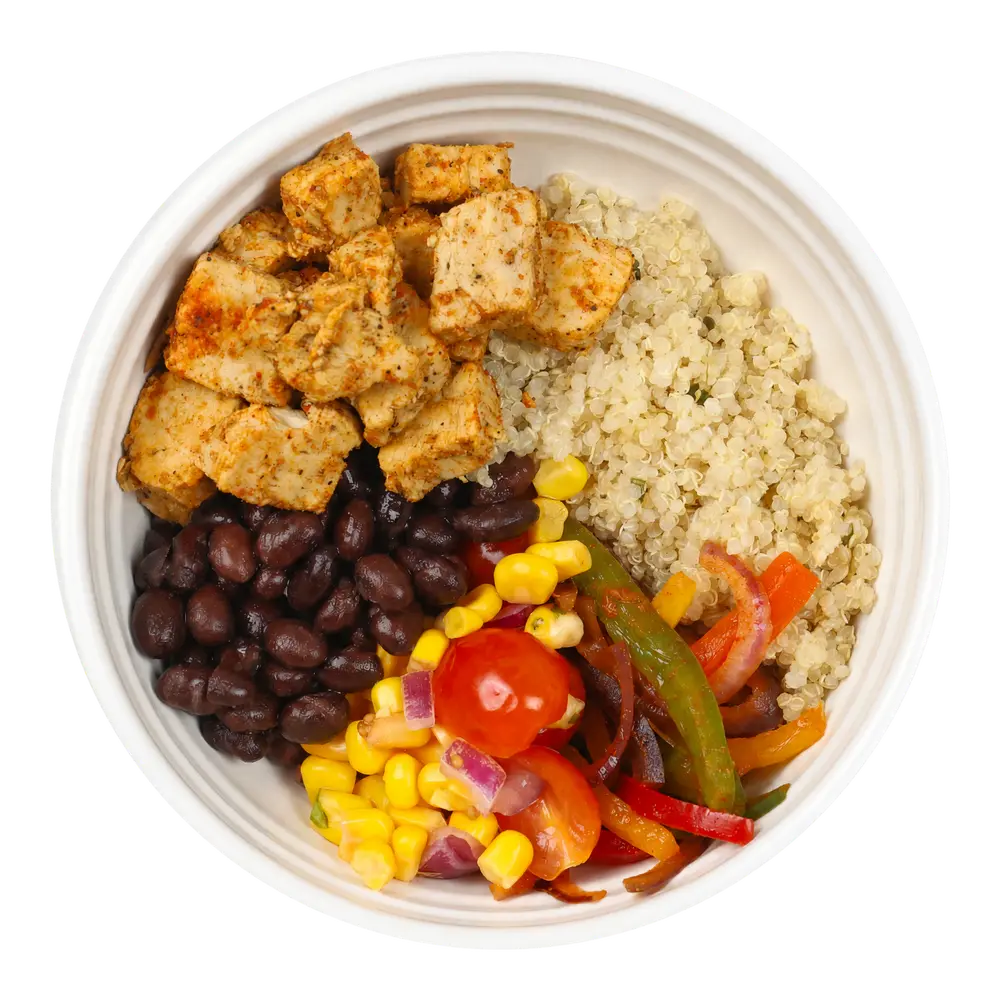 Quorn Fajita Quinoa Bowl