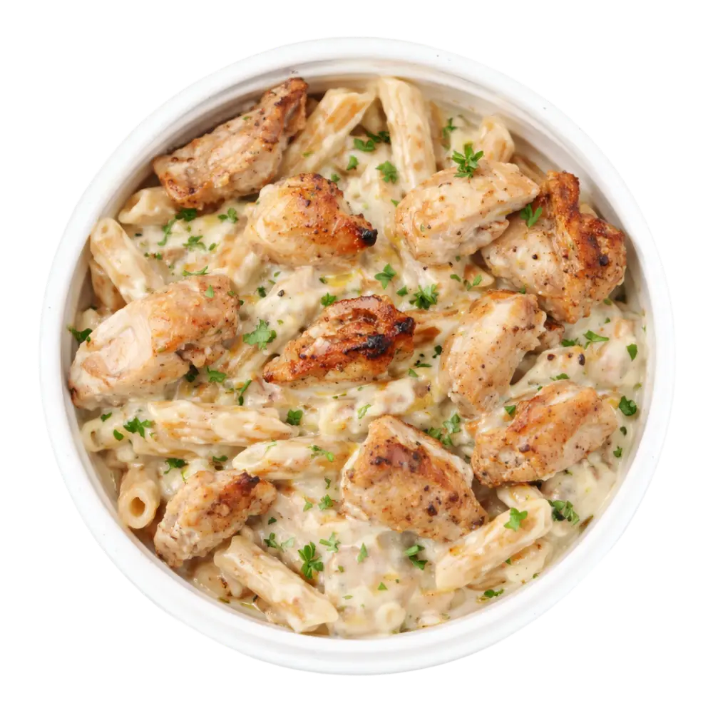 Cauliflower & Chicken Alfredo Pasta